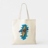 Kayak Peddel Watersport Tote Bag (Achterkant)