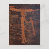 Kayak Petroglyph Briefkaart (Voorkant)