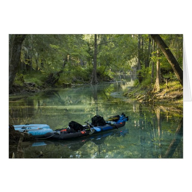 Kayak & Raft in lentekaart (Voorkant Horizontaal)