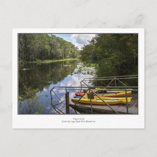 Kayak Ramp Briefkaart (Voorkant)