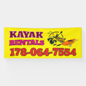 Kayak Rentals aangepaste banner (Horizontaal)