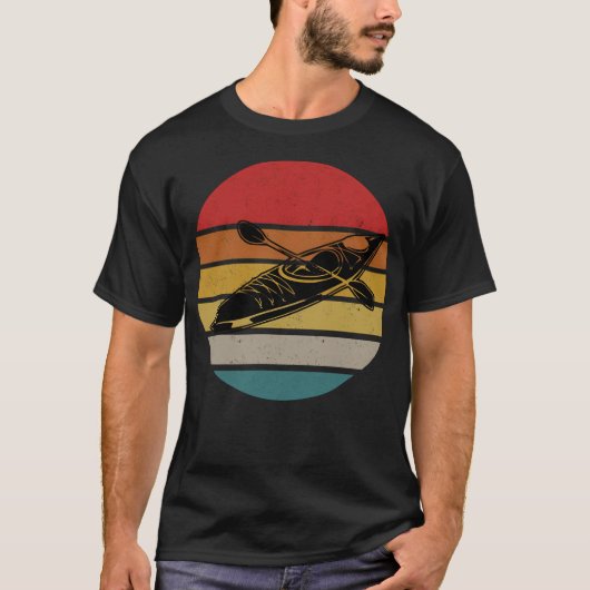 Kayak Retro T-shirt (Voorkant)