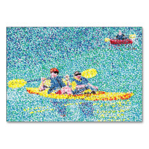 Kayak River Transportation Reading Flashcards