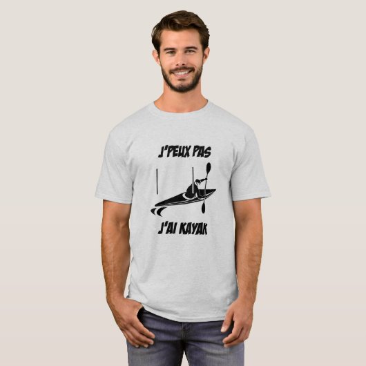 Kayak slalom t-shirt (Voorkant volledig)
