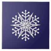 Kayak Snowflake trivet Tegeltje (Voorkant)