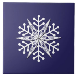 Kayak Snowflake trivet Tegeltje