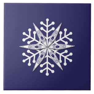 Kayak Snowflake trivet Tegeltje