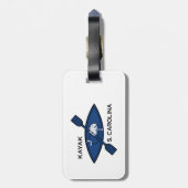 Kayak South Carolina Flag Bagagelabel (Achterkant verticaal)