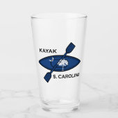 Kayak South Carolina Flag Glas (Voorkant)