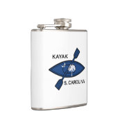 Kayak South Carolina Vlag Heupfles (Rechts)