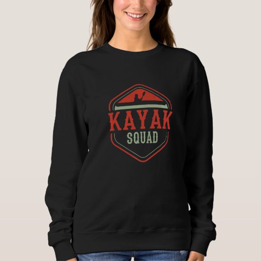 Kayak Squad Canoe Wildlife Nature Kayaking Trui (Voorkant)