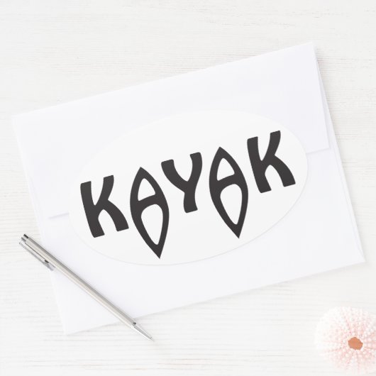 Kayak Sticker (Envelop)