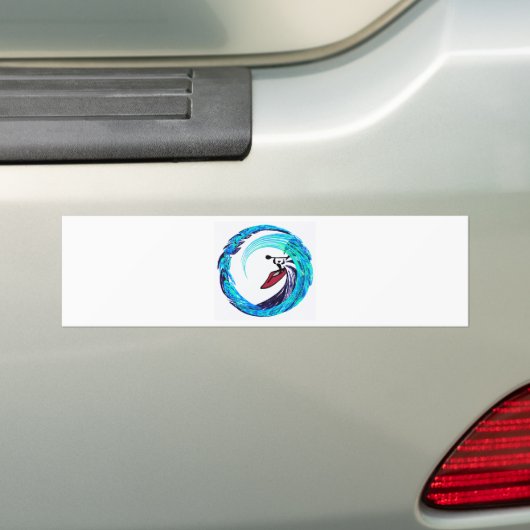 Kayak Surf Patrol Bumpersticker (Op auto)