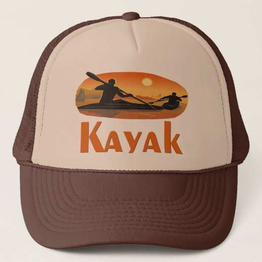 Kayak T-shirts en Gifts. Trucker Pet (Voorkant)