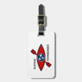 Kayak Tennessee Flag Bagagelabel (Voorkant verticaal)