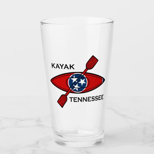 Kayak Tennessee Flag Glas (Voorkant)