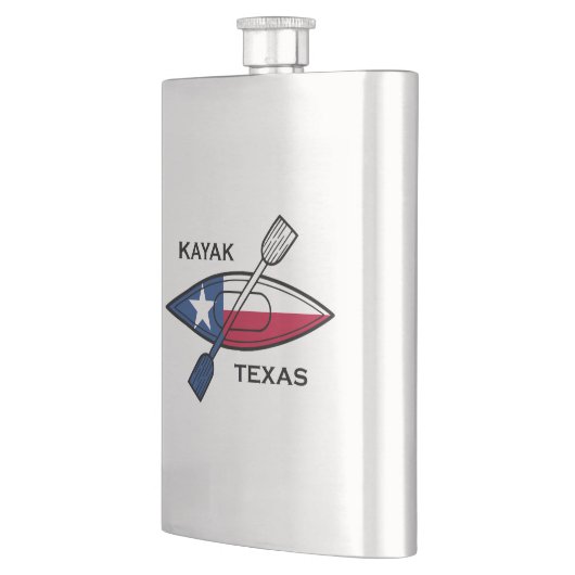Kayak Texas Flag Flacon (Links)