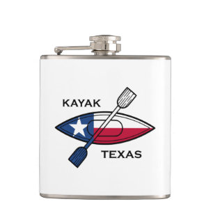 Kayak Texas Flag Heupfles
