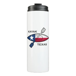 Kayak Texas Flag Thermosbeker