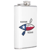 Kayak Texas Vlag Heupfles (Rechts)