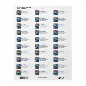 Kayak Thema Aangepaste Retouradreslabels Etiket (Full Sheet)