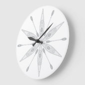 Kayak Time wall klok (Hoek)