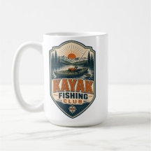 Kayak Visclub - Vintage Retro Buitenvisserij