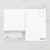 Kayak Vissen Briefkaart (Achterkant)