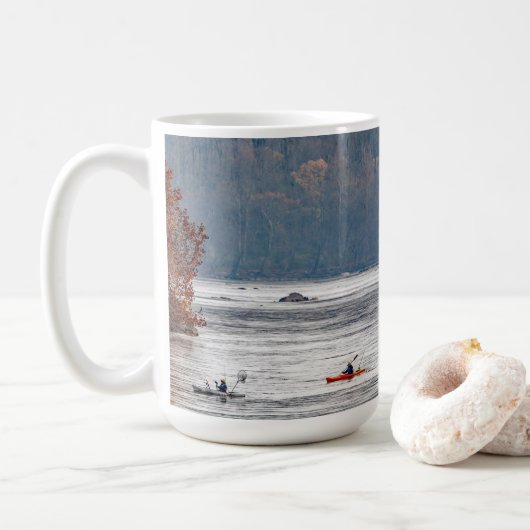 Kayak Vissen Koffiemok (Met donut)