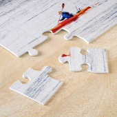 Kayak Vissen Legpuzzel (Zijkant)