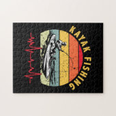 Kayak Vissen Legpuzzel (Horizontaal)