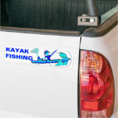 Kayak Vist in Blues Bumpersticker (Op Truck)