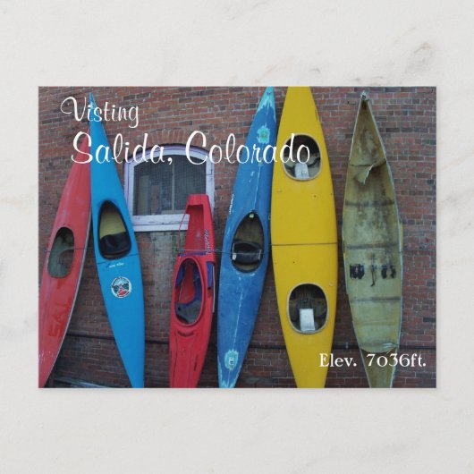 Kayak Wall II Briefkaart (Voorkant)