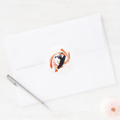 kayak Waters Rising Ronde Sticker (Envelop)