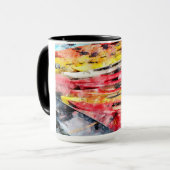 Kayak-waterverf Mok (Voorkant links)