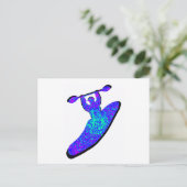 Kayak We CRAZY Briefkaart (Staand voorkant)