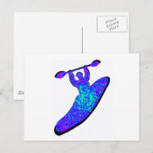 Kayak We CRAZY Briefkaart (Voorkant / Achterkant)