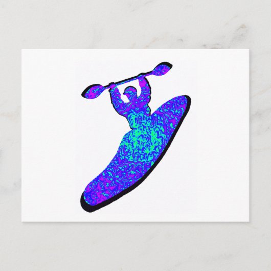 Kayak We CRAZY Briefkaart (Voorkant)