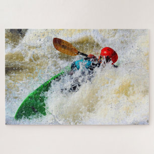 Kayak Whitewater Adrenaline Rush - 20x30 Legpuzzel
