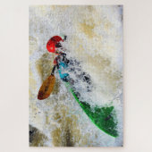 Kayak Whitewater Adrenaline Rush - 20x30 Legpuzzel (Verticaal)