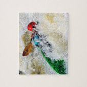Kayak Whitewater Adrenaline Rush - 8x10 Legpuzzel (Verticaal)