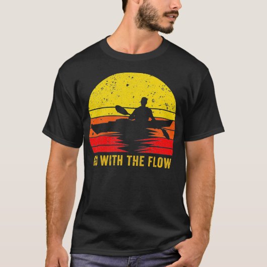 Kayak Whitewater kanoën Gift Kayaker Kayaking P T-shirt (Voorkant)