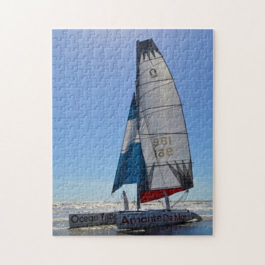 Kayak Zeilboot Texas. Legpuzzel (Verticaal)