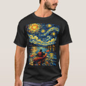 Kayakavontuur - Paddle de Wildernis T-shirt (Voorkant)