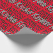 Kayaker Extraordinaire Cadeaupapier (Hoek)