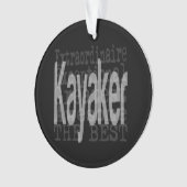 Kayaker Extraordinaire Ornament (voorkant)
