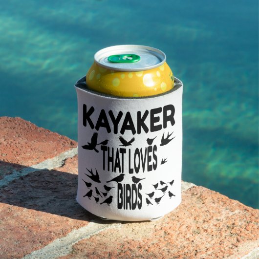 Kayaker houdt van vogels blikjeskoeler (Insitu Zwembad)