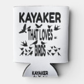 Kayaker houdt van vogels blikjeskoeler (Voorkant)