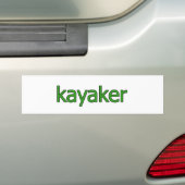 Kayaker Logo Bumpersticker (Op auto)