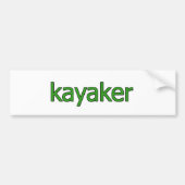 Kayaker Logo Bumpersticker (Voorkant)